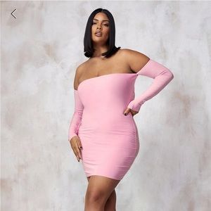 NWT Pink Off Shoulder Dress